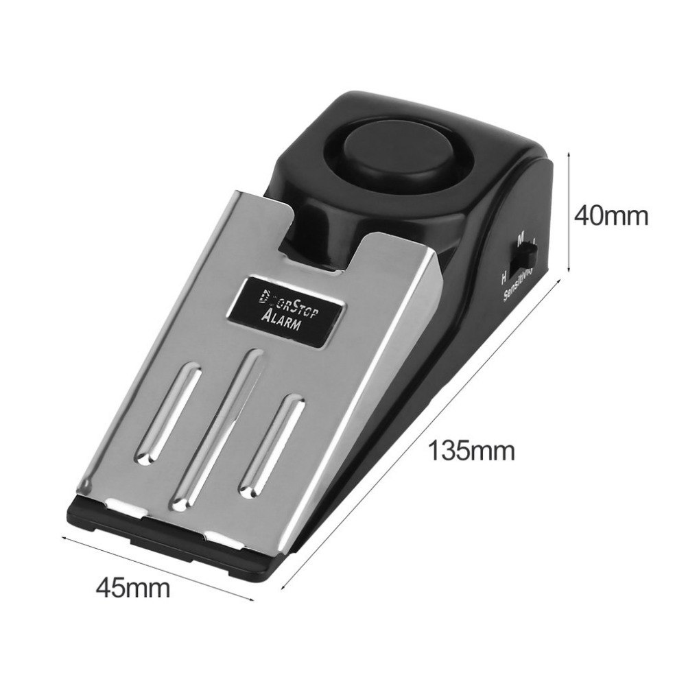 도난 방지 도난 방지 시스템, 보안 홈 웨지 모양 문짝 - Door Wedge Alarm 리뷰 및 가격