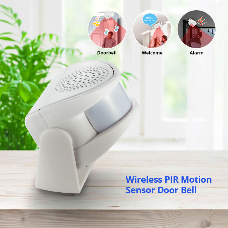 32 노래 환영 적외선 차임 초인종 무선 PIR 동작  - Home Security Gadgets 리뷰 및 가격